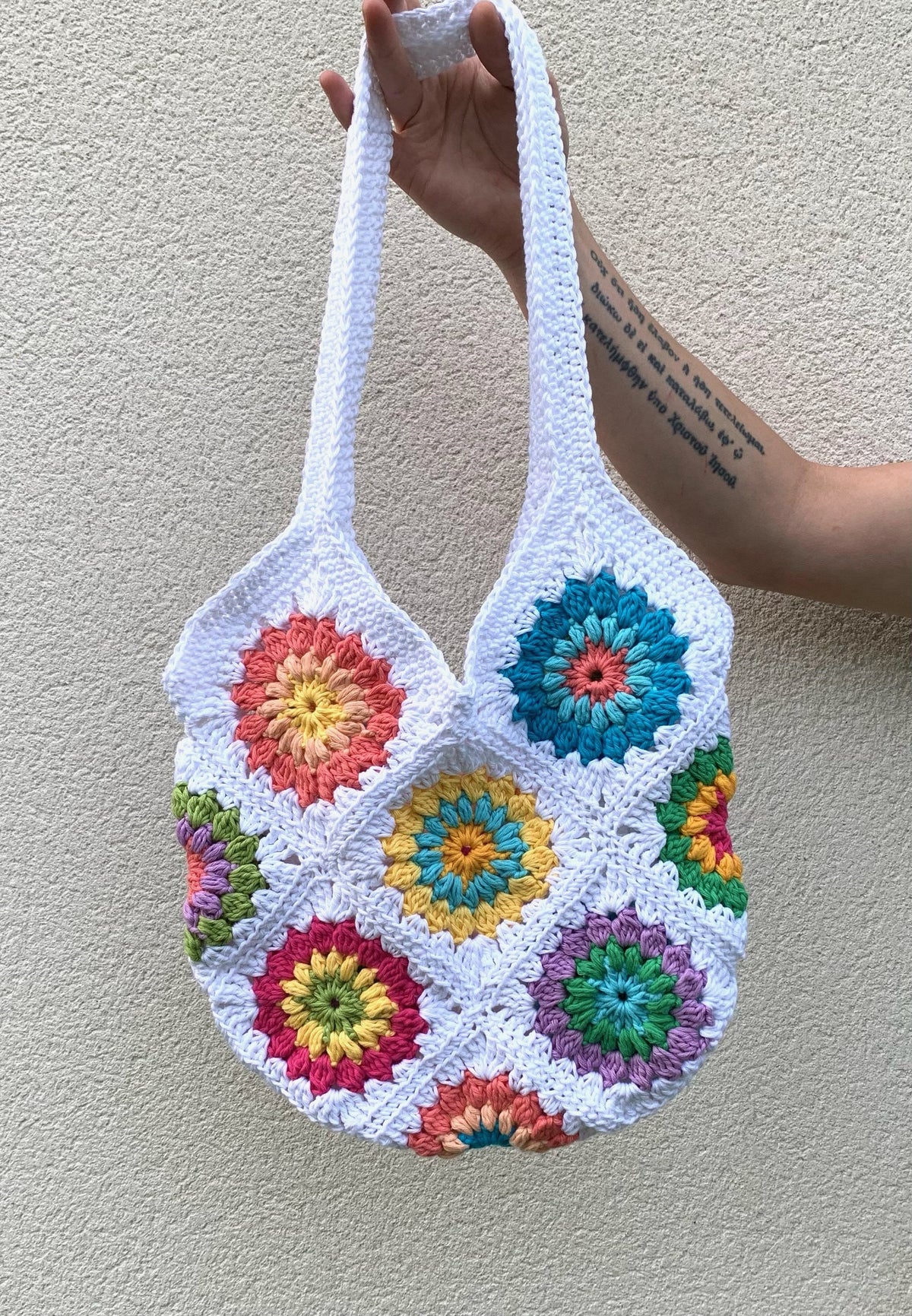 The Sunburst Rainbow Crochet Bag - PDF PATTERN