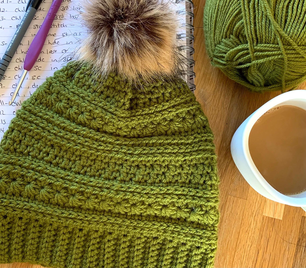 Crochet Hat pattern - The Liberty Beanie - PDF Pattern Instant Download
