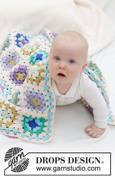 Crochet blanket kit - (yarn and pattern only) make your own lovely crochet blanket with this diy crochet kit - 20 balls/pattern