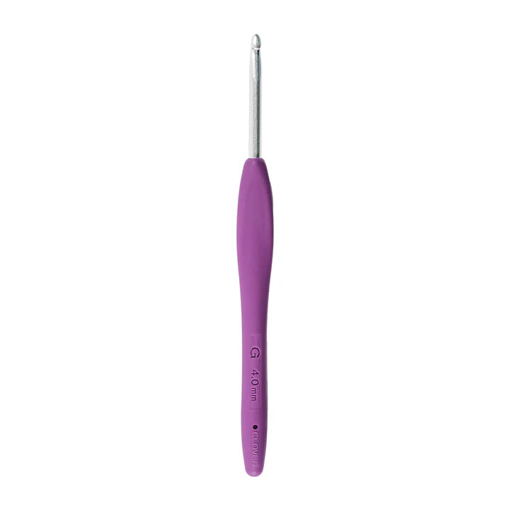 crochet hook by Clover - Clover amour crochet hook - all sizes