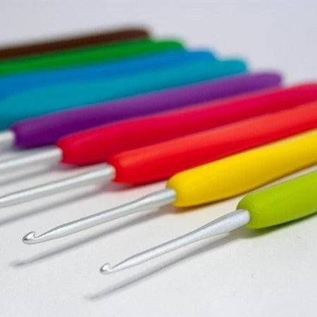 crochet hook by Clover - Clover amour crochet hook - all sizes