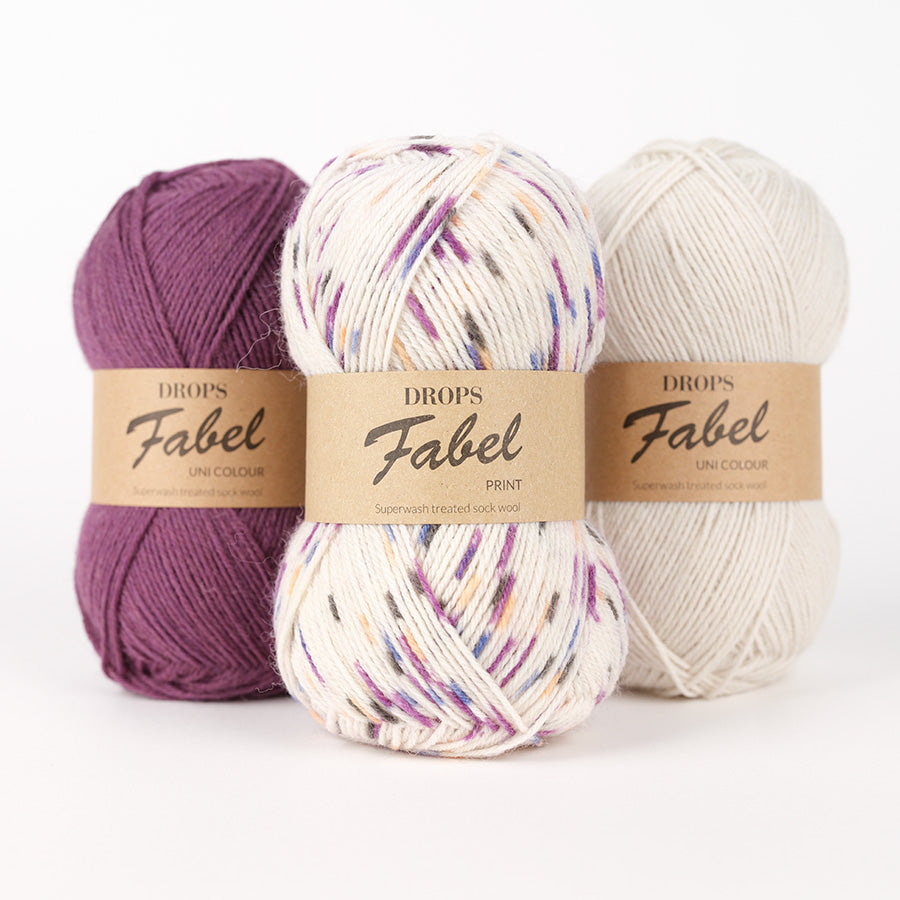 DROPS Fabel 4 Ply sock yarn -50gr Ball