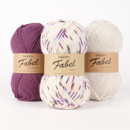 DROPS Fabel 4 Ply sock yarn -50gr Ball