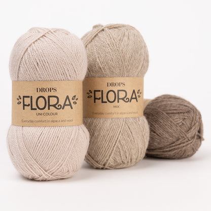 Drops Flora 4 ply wool and alpaca