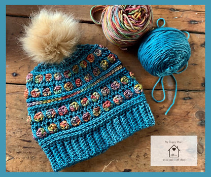Crochet Hat pattern - The Jubilee Beanie - PDF Pattern instant Download