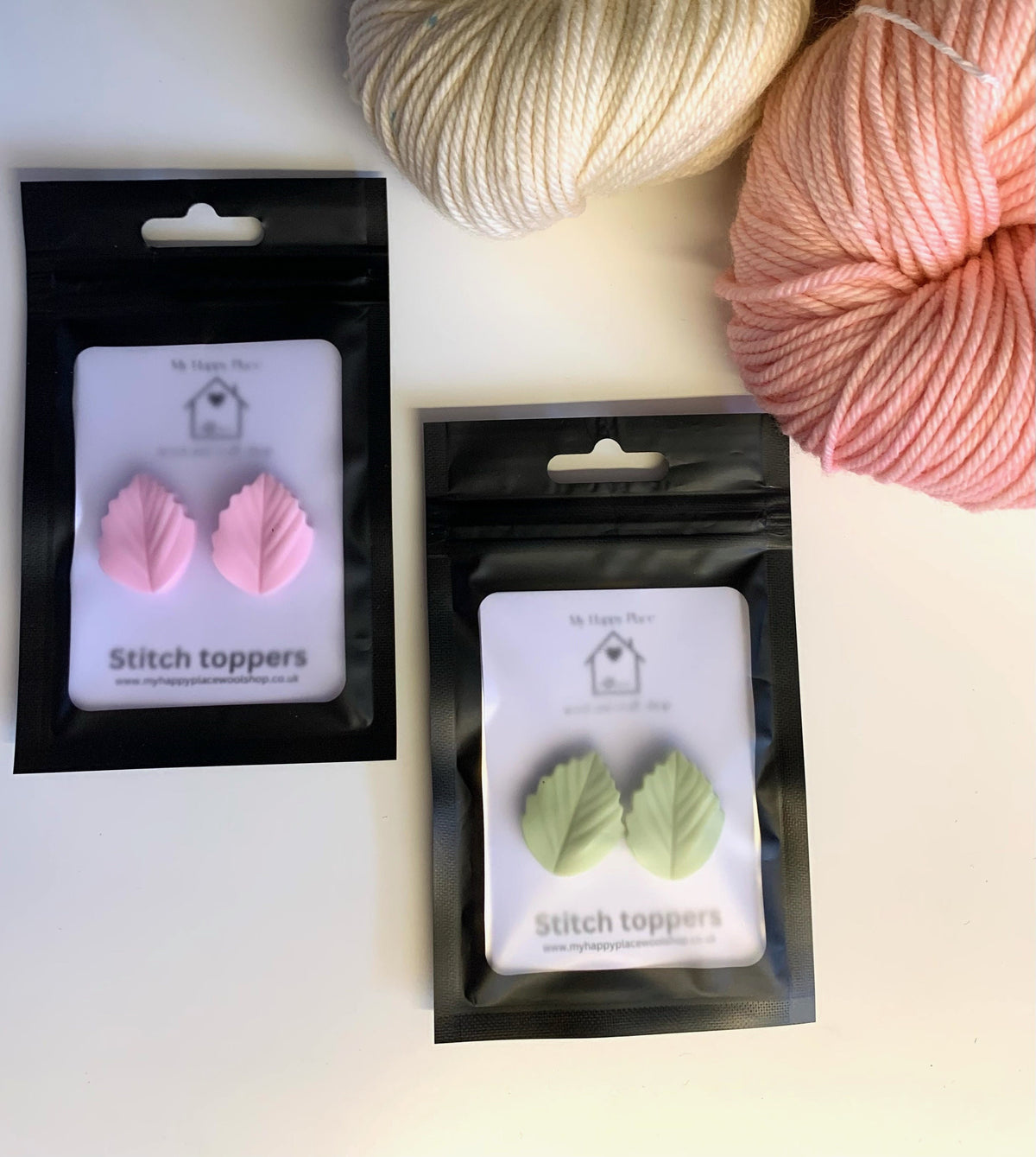 Knitting needle toppers and point protectors. A cute way to stop your stiches slipping. A perfect gift for knitters
