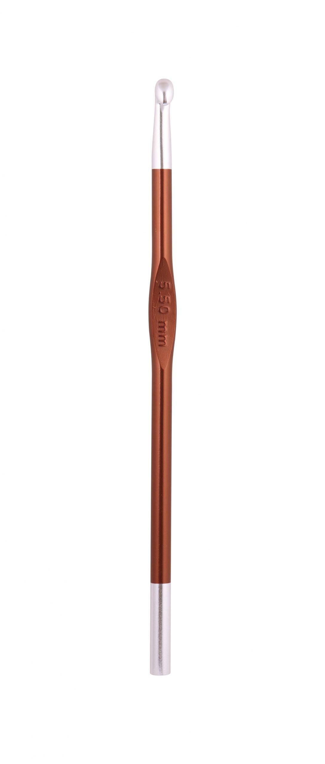 Zing crochet hook by knit pro - various sizes available in this lovely bright metal crochet hook