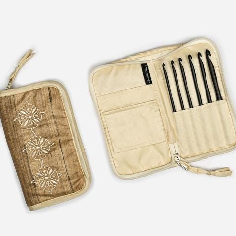 Lantern Moon Ebony Wood Radiance Single Ended Crochet Hook Set