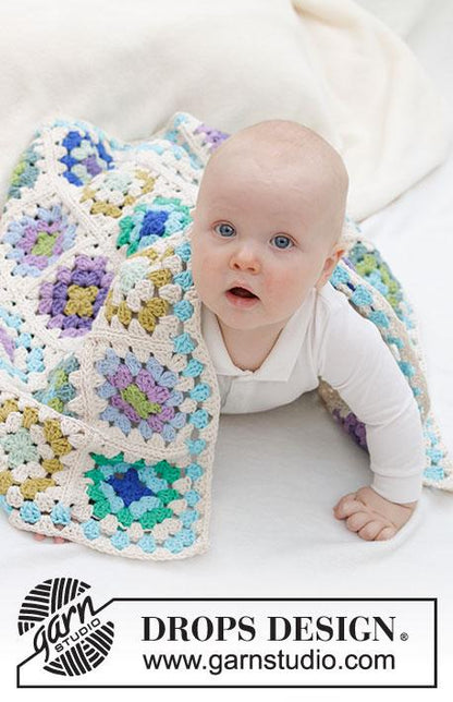Crochet blanket kit - (yarn and pattern only)  make your own lovely crochet blanket with this diy crochet kit - 20 balls/pattern