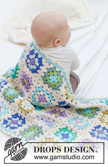 Crochet blanket kit - (yarn and pattern only)  make your own lovely crochet blanket with this diy crochet kit - 20 balls/pattern