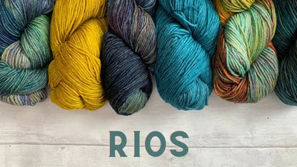Malabrigo Rios - 100% merino wool, amazingly soft, perfect for knitting and crochet